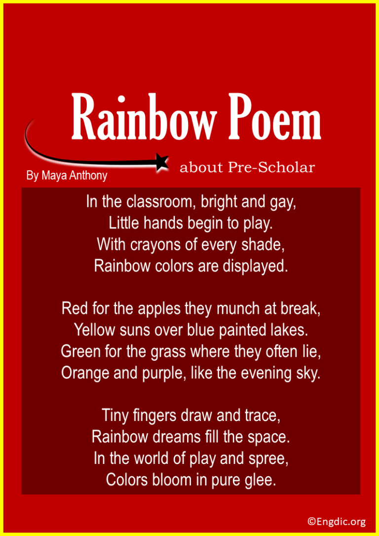 15 Inspirational Poems About Rainbow And It Colors - EngDic