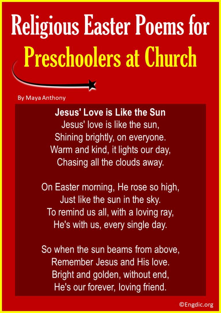 20 Best Easter Poems for Church (Short & Inspirational) EngDic