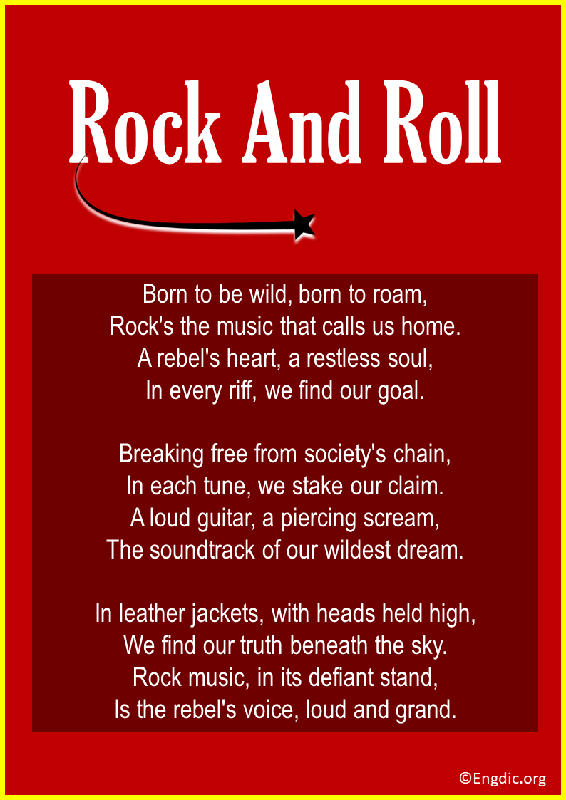 Rock And Roll Poems