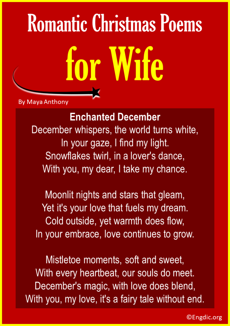 20 Short Romantic Christmas Poems For Lovers Engdic