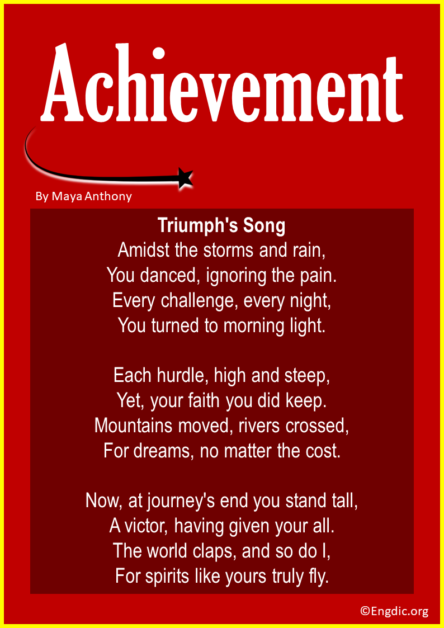 20 Best “Congratulations on Your Achievement” Poems - EngDic