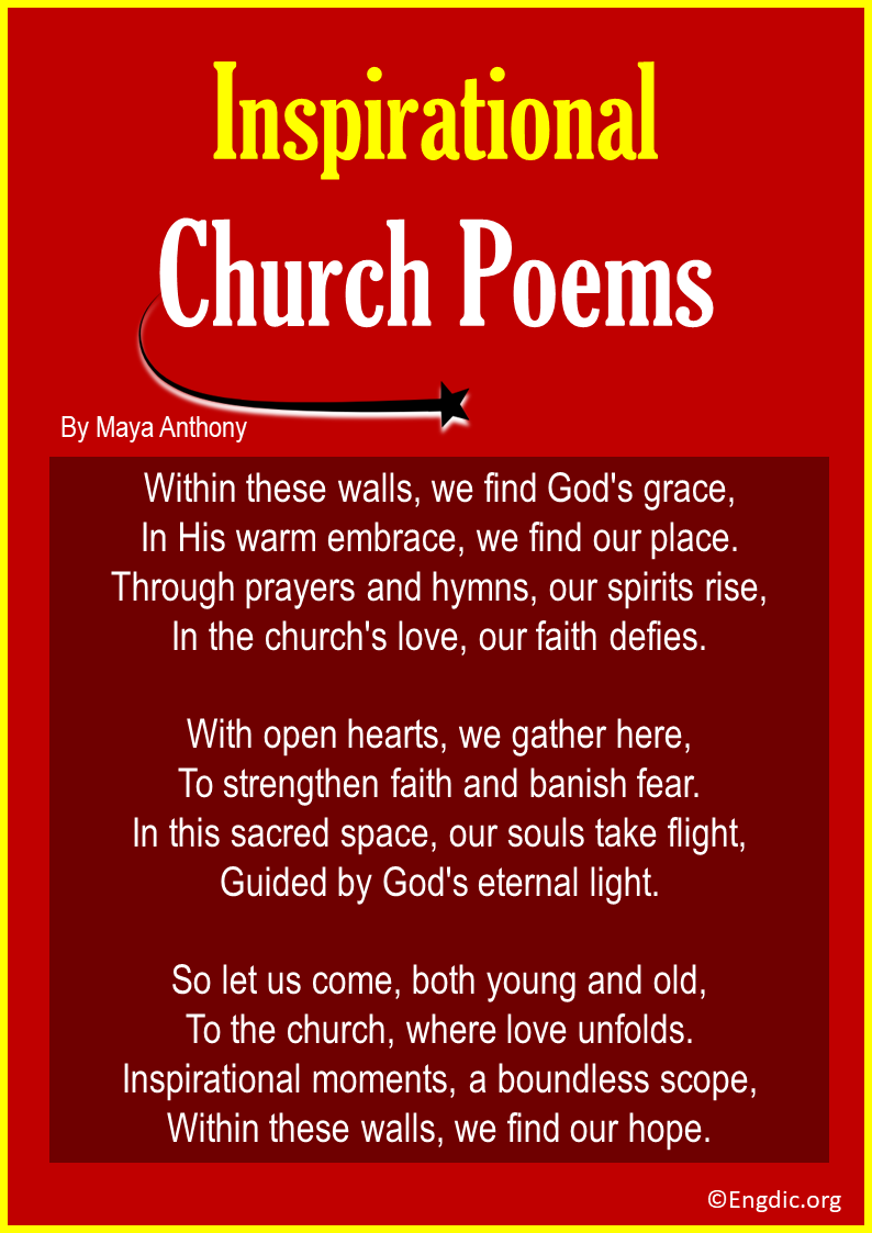 Short Inspirational Church Poems