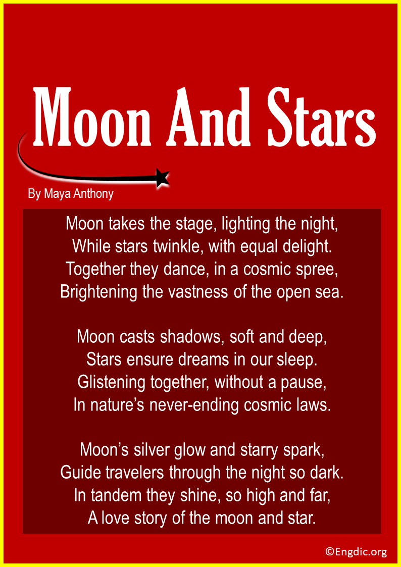 Short Poem About Moon And Stars