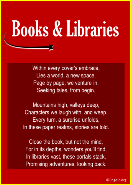 10 Short Poems About Library - Engdic