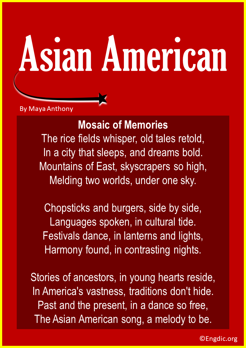 Short Poems about Asian American