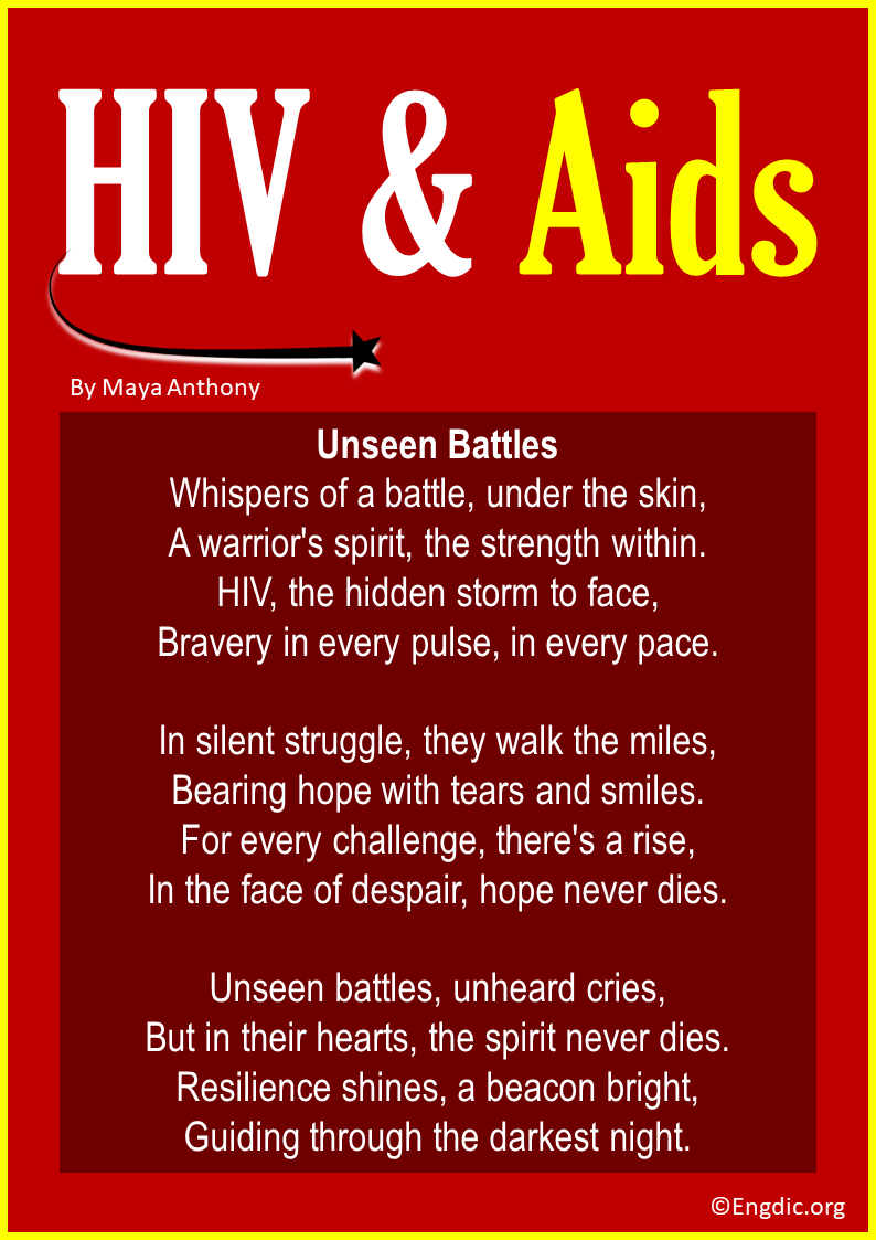 Short Poems about HIV & Aids