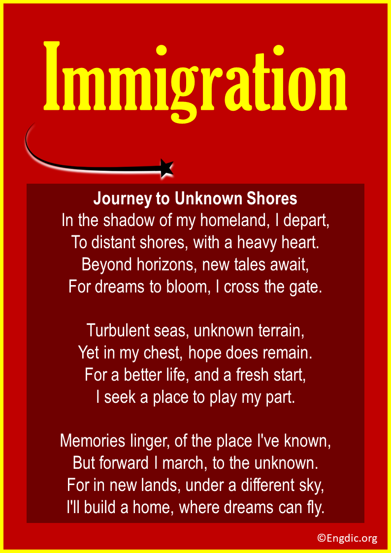 Short Poems about Immigration