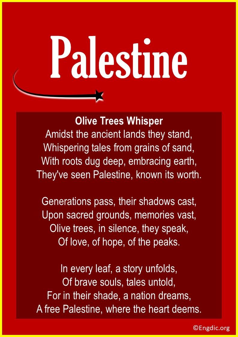 Short Poems about Palestine