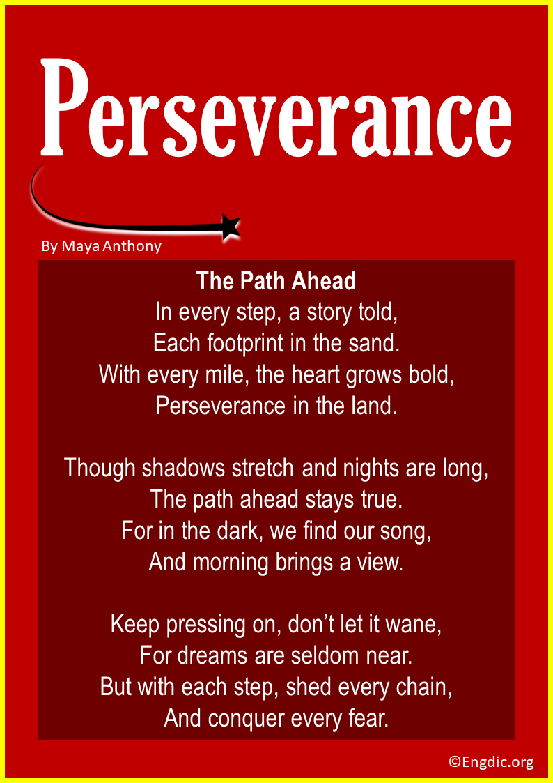 Short Poems about Perseverance