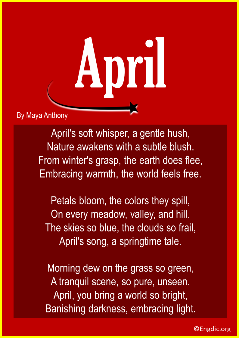 Short Poems for April