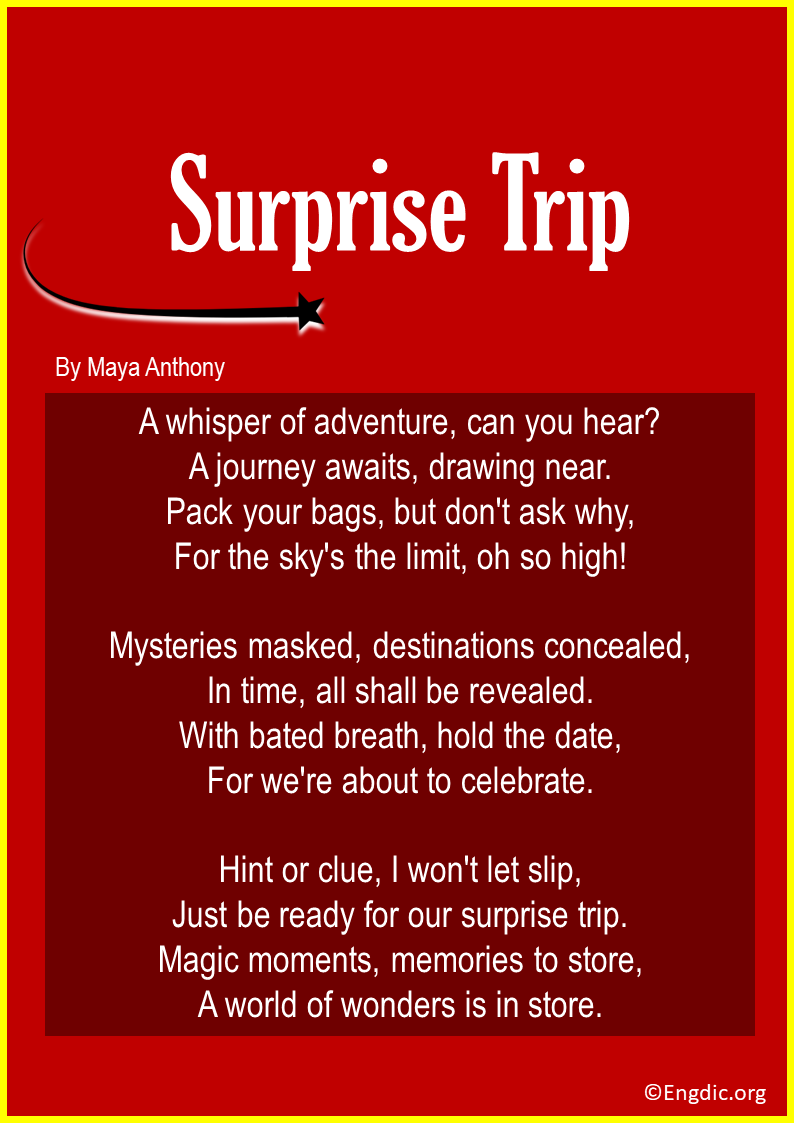 Surprise Trip Poems