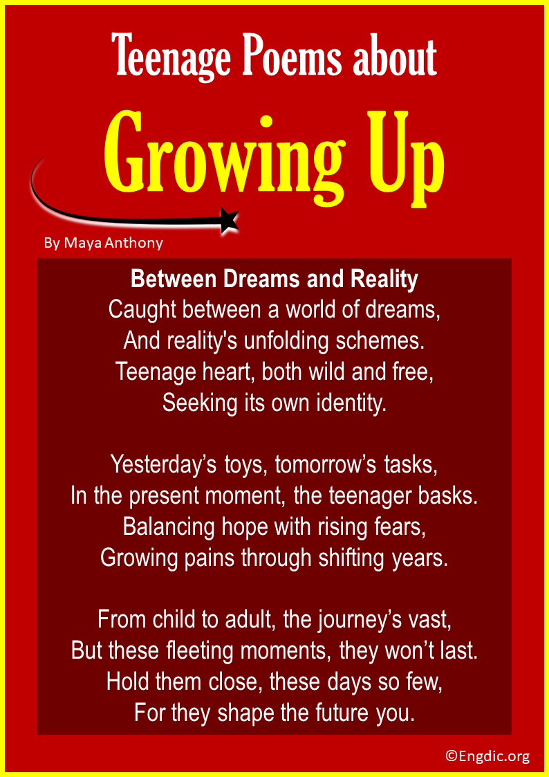 Teenage Poems about Growing Up