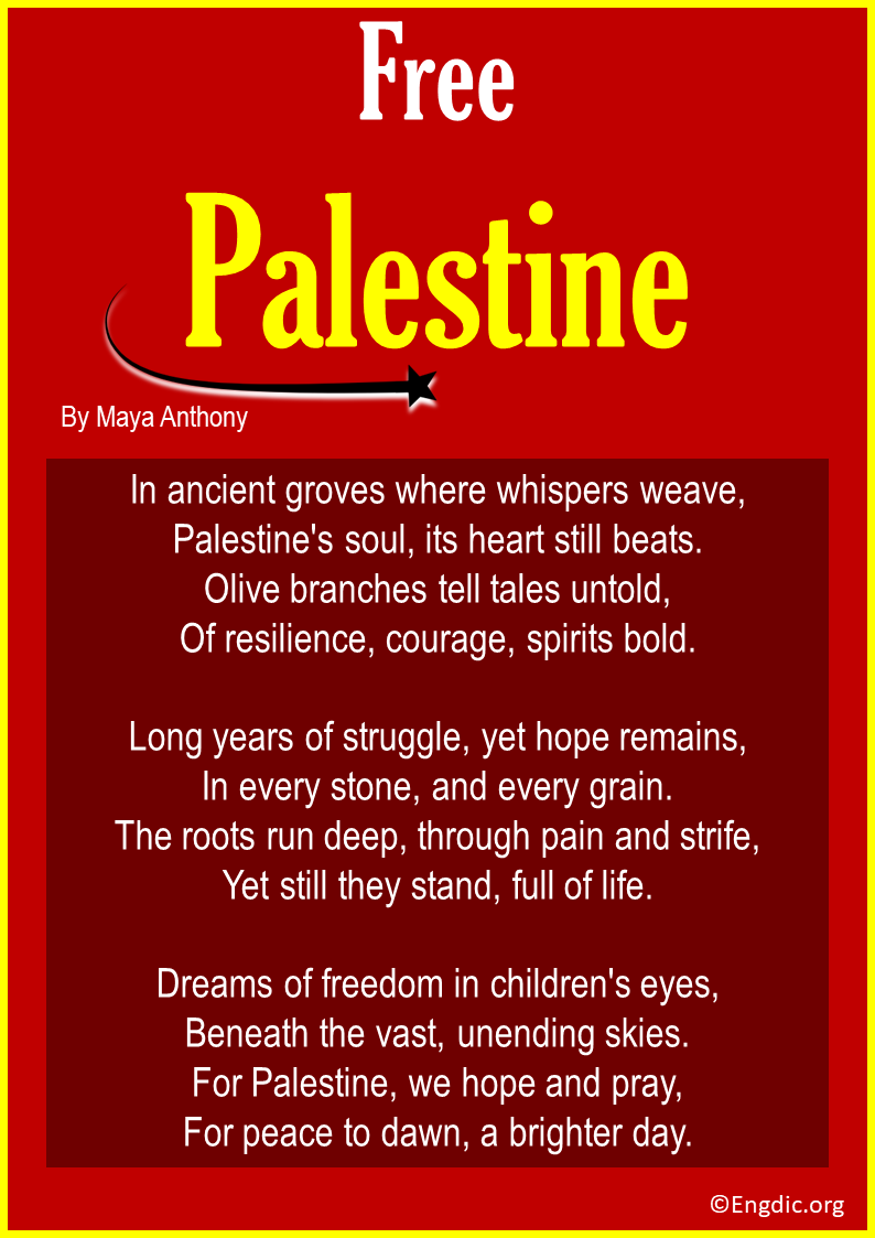 free palestine poem