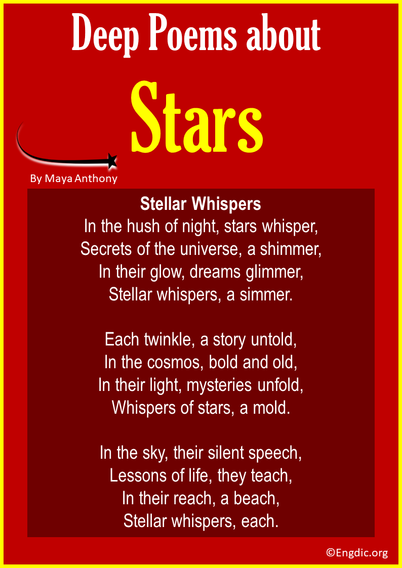 Deep Poems about Stars