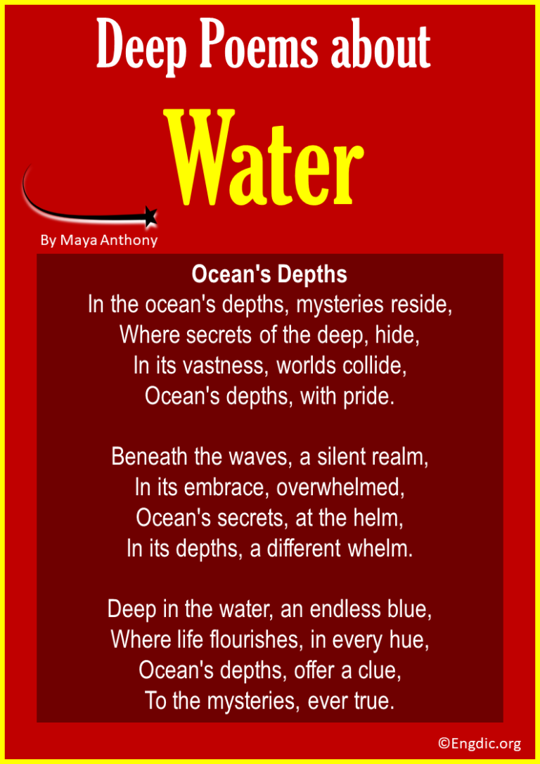 10 Best Deep Poems about Water - EngDic