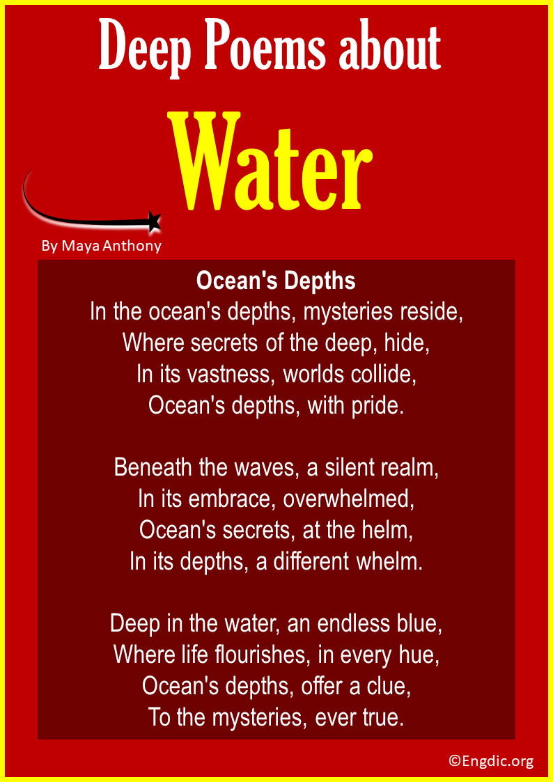 Deep Poems about Water