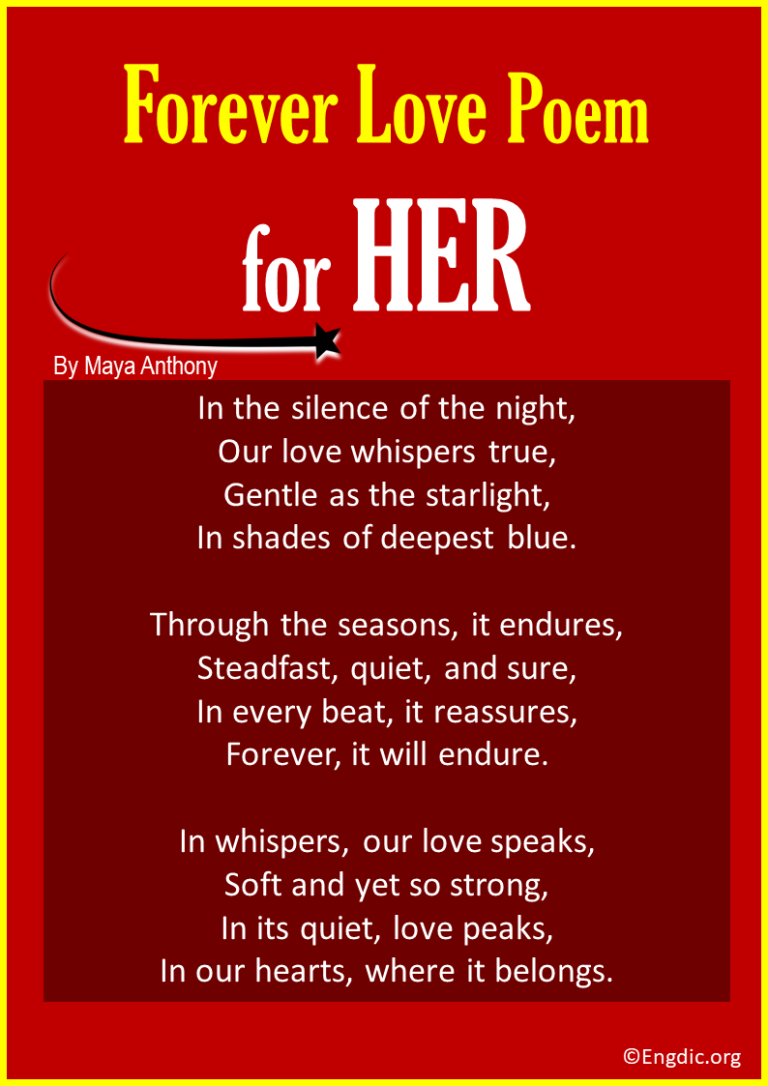 10 Best Forever Love Poems for Her - EngDic