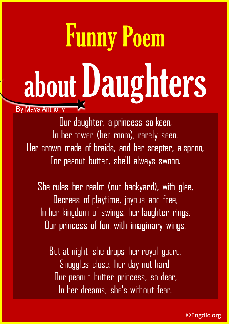 Funny Poems about Daughters