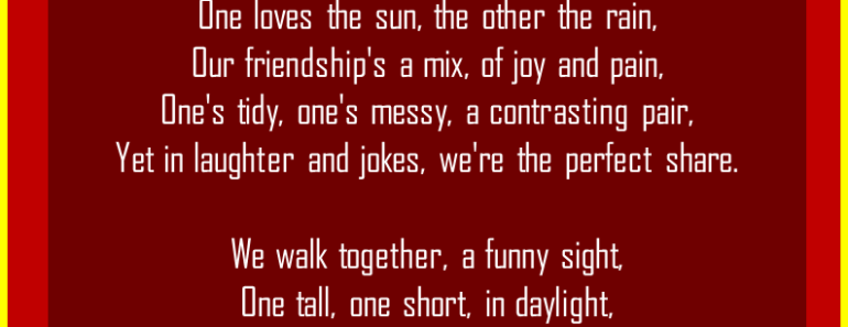 10 Best Funny Poems about Friends