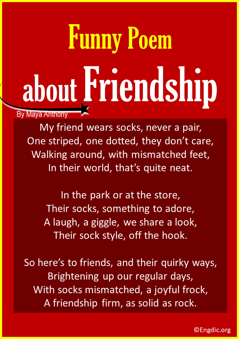 Funny Poems about Friendship
