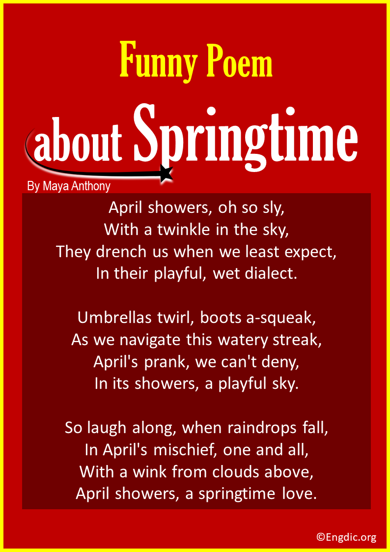 Funny Poems about Springtime
