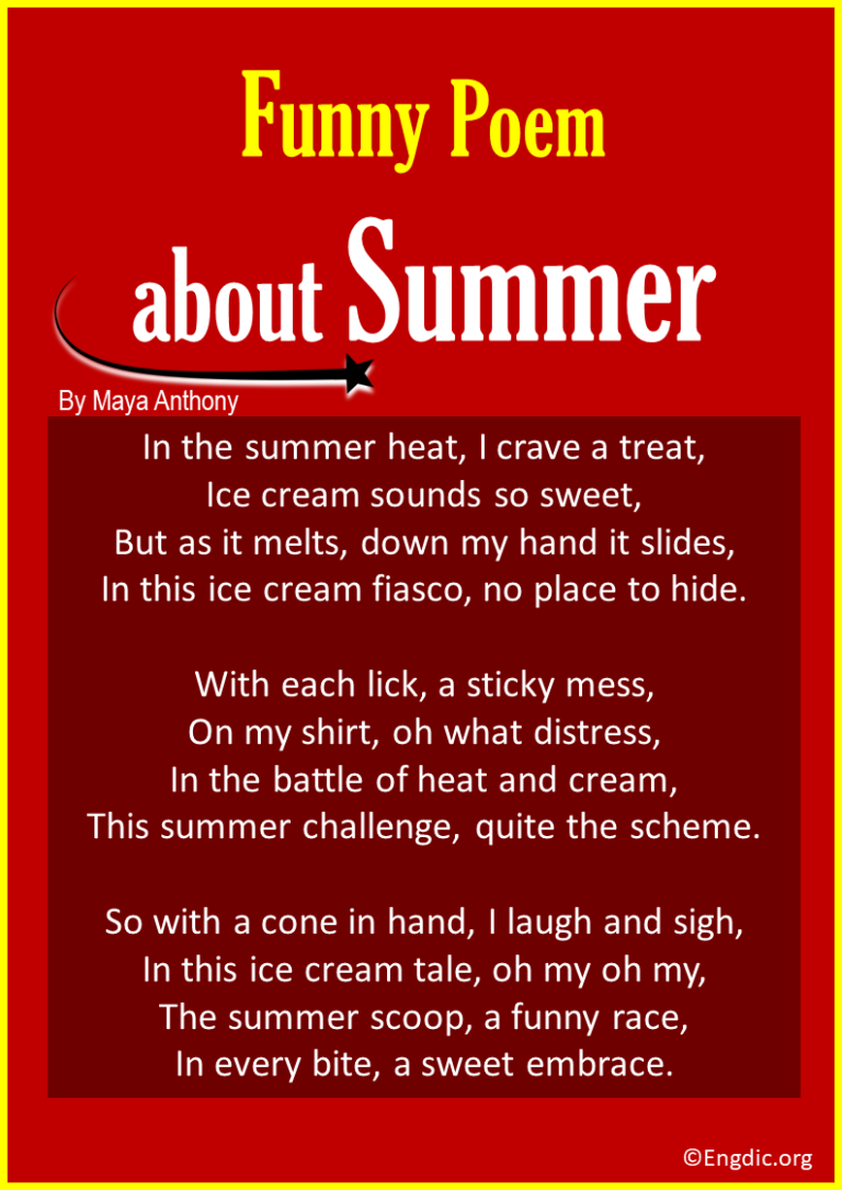 10 Best Funny Poems about Summer - EngDic