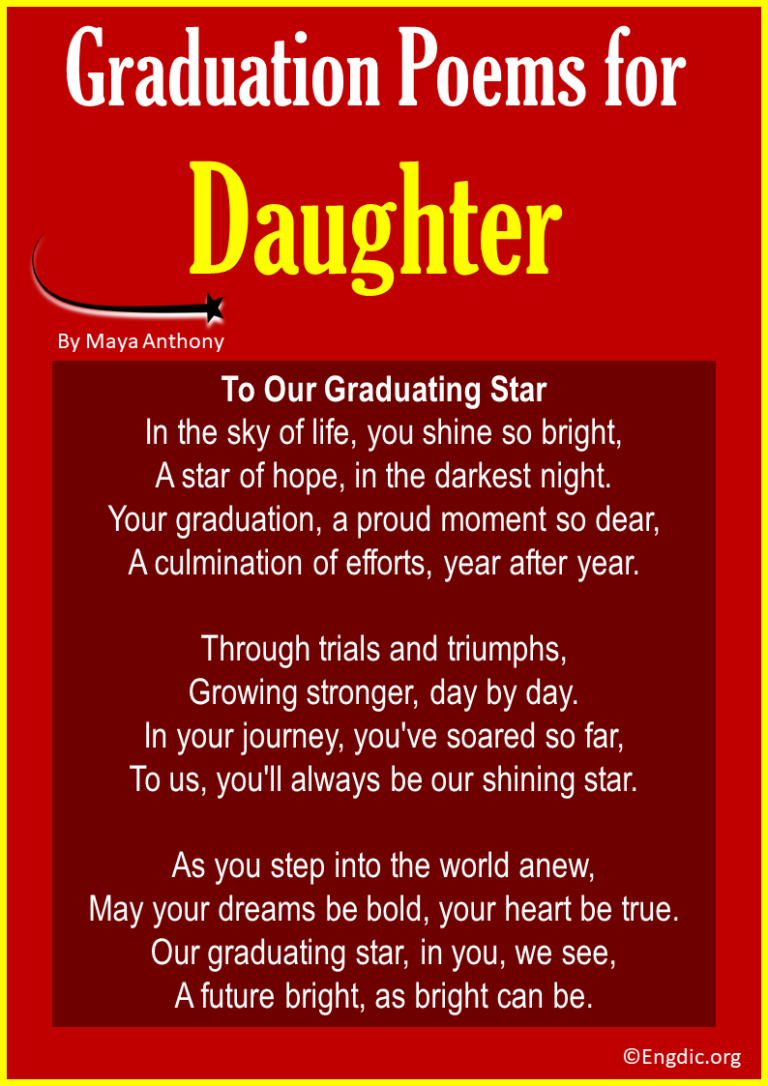 10 Best Graduation Poems for Daughter - EngDic