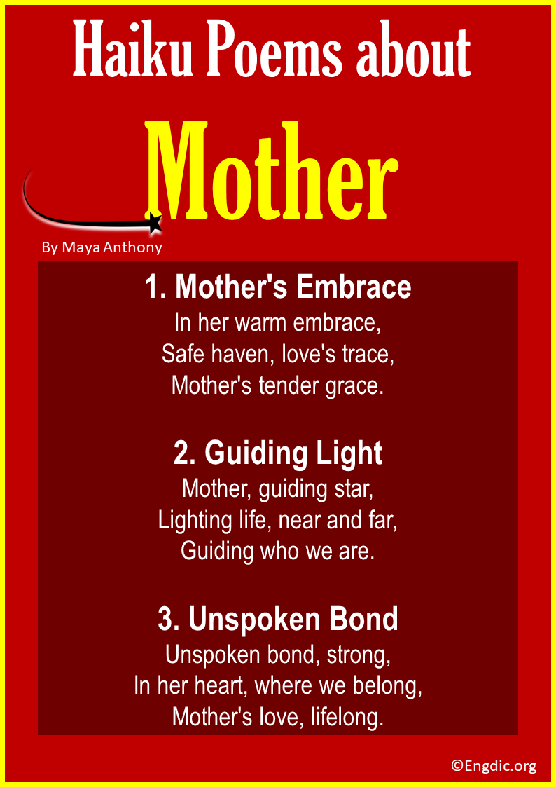 Haiku Poems about Mother