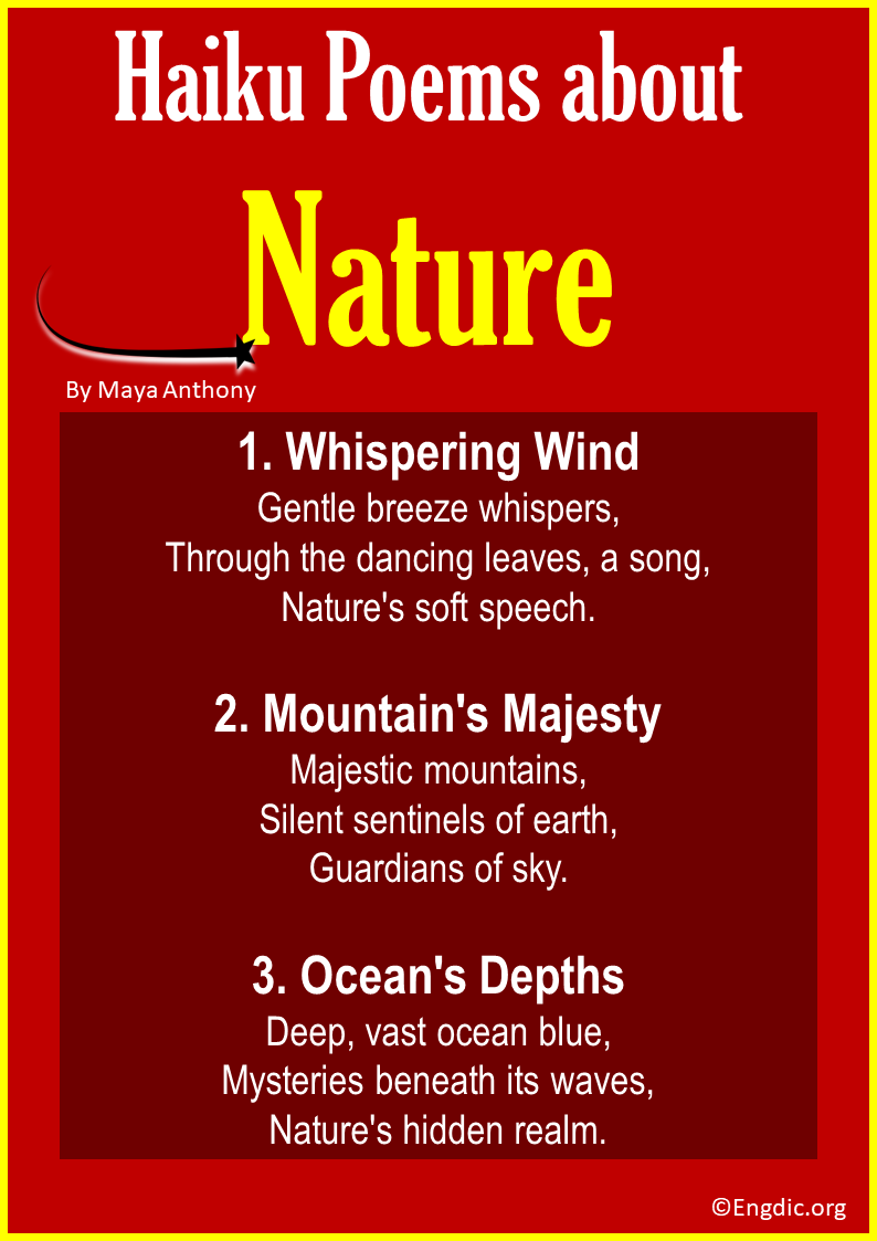 Haiku Poems about Nature