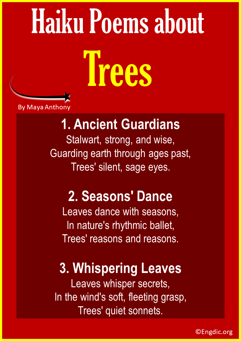 Haiku Poems about Trees