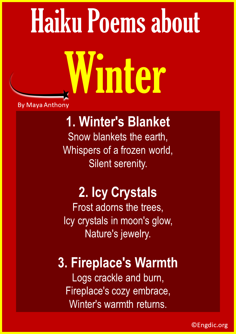Haiku Poems about Winter