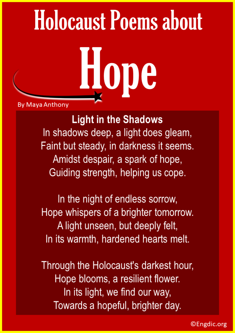 10 Best Holocaust Poems about Hope - EngDic