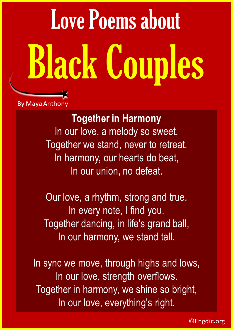 Love Poems about Black Couples