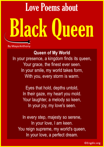 10 Best Love Poems for a Black Queen - EngDic