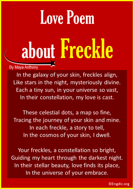 10 Best Love Poems About Freckle - Engdic