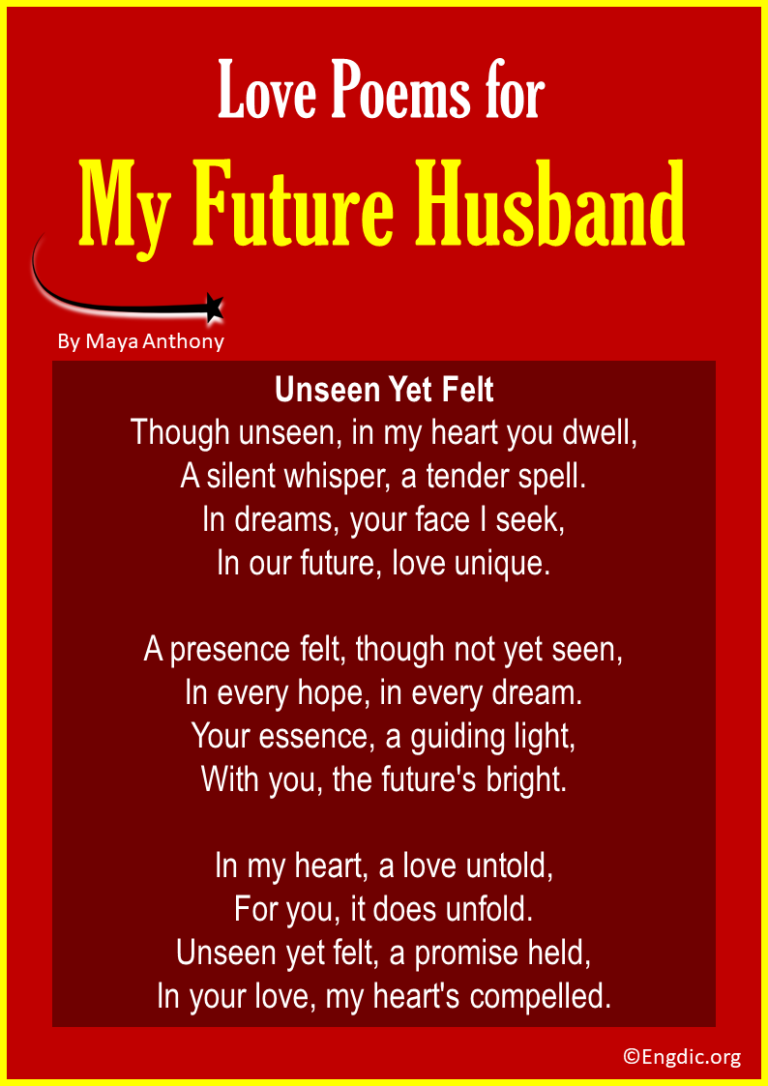 10 Best Love Poems for My Future Husband – EngDic