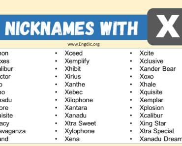 100 Best Nicknames That Start with X (Sweet & Funny)