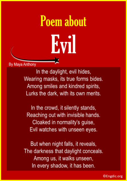 10 Best Short Poems About Evil - EngDic