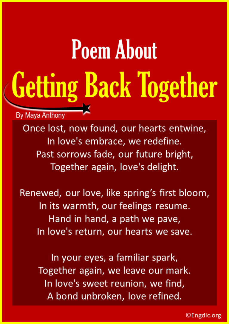10 Best Short Poems About Getting Back Together EngDic