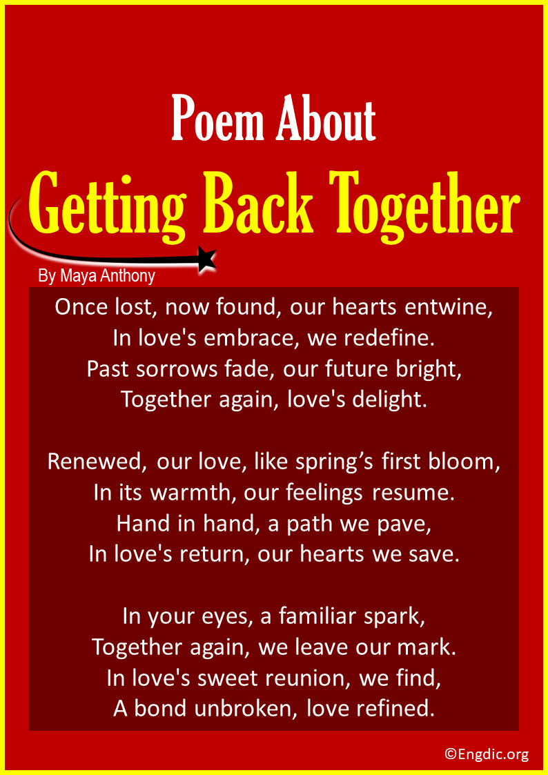 Poems About Getting Back Together
