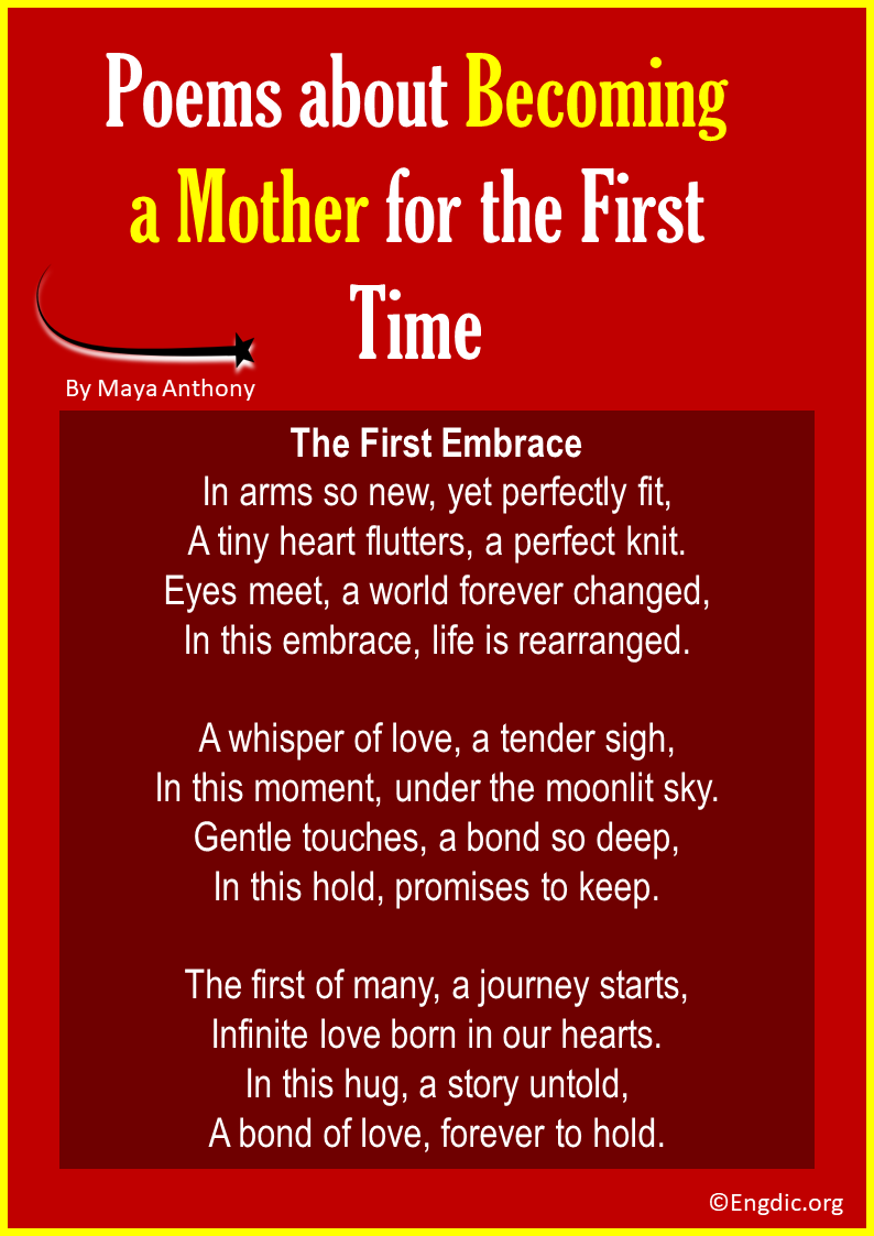 Poems about Becoming a Mother for the First Time