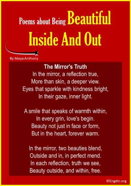 10 Best Short Poems about Being Beautiful Inside And Out - EngDic