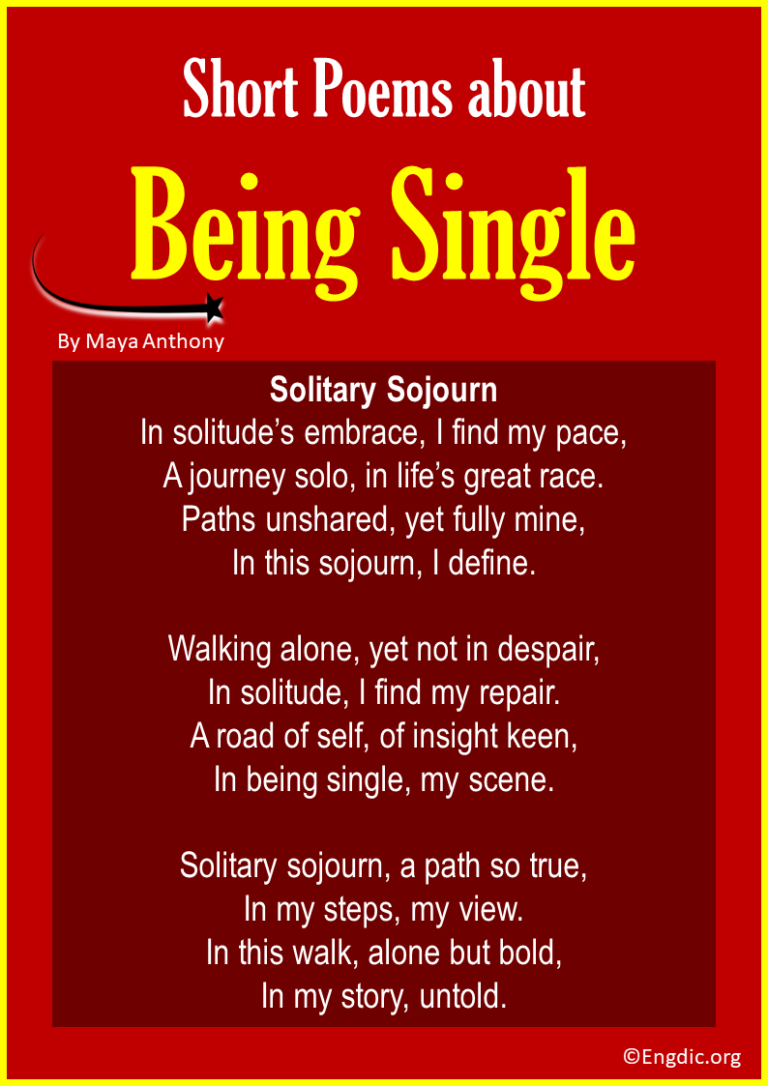 10 Best Short Poems about Being Single - EngDic