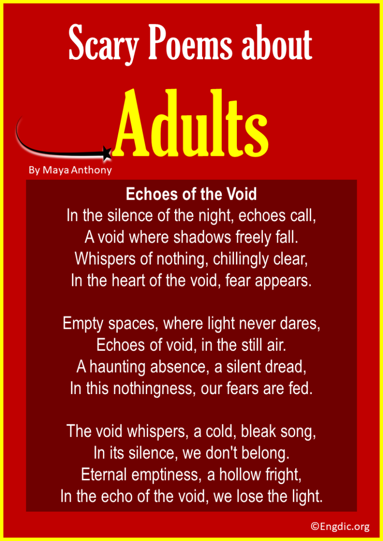 10 Best Scary Poems for Adults - EngDic