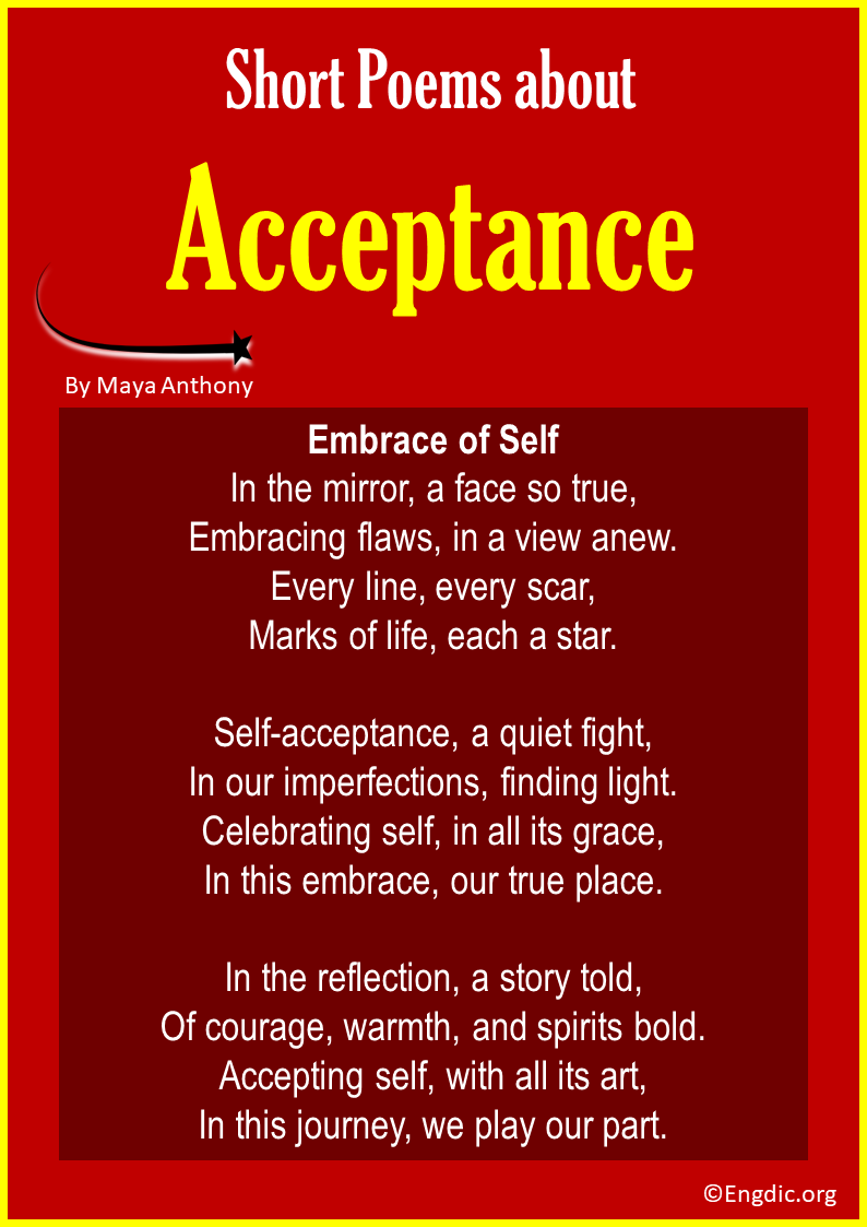 Short Poems about Acceptance