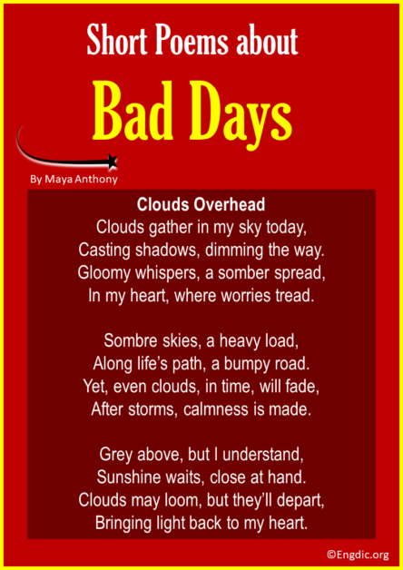 10 Best Short Poems about Bad Days - EngDic