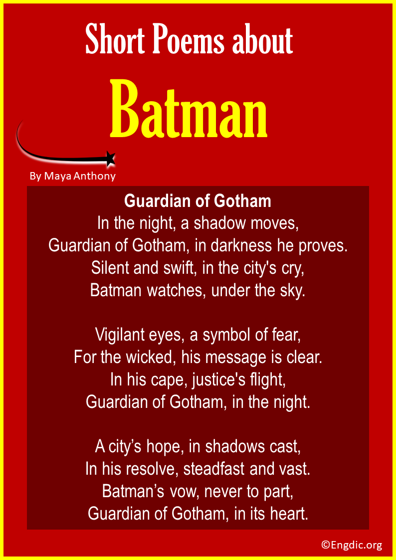 Short Poems about Batman