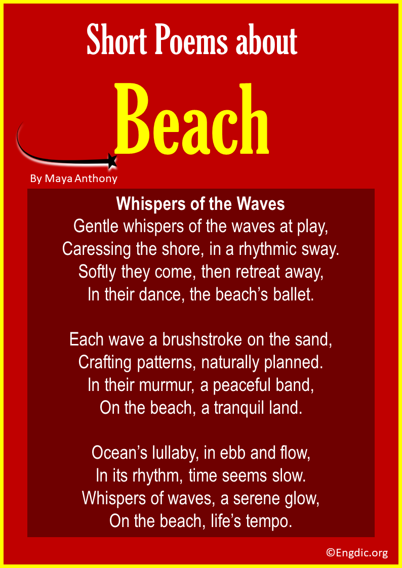 Short Poems about Beach
