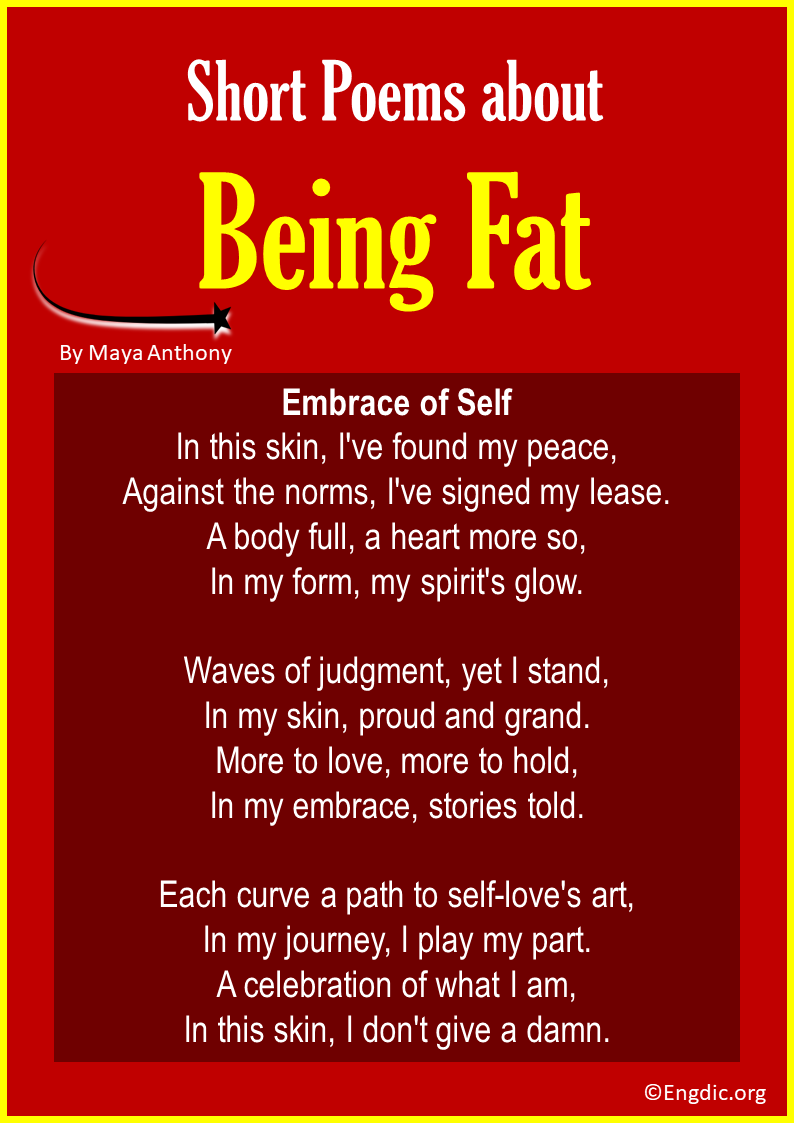 Short Poems about Being Fat