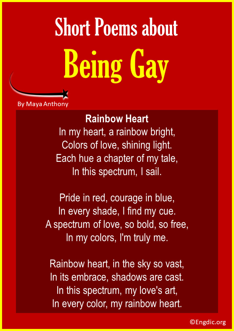 Short Poems about Being Gay